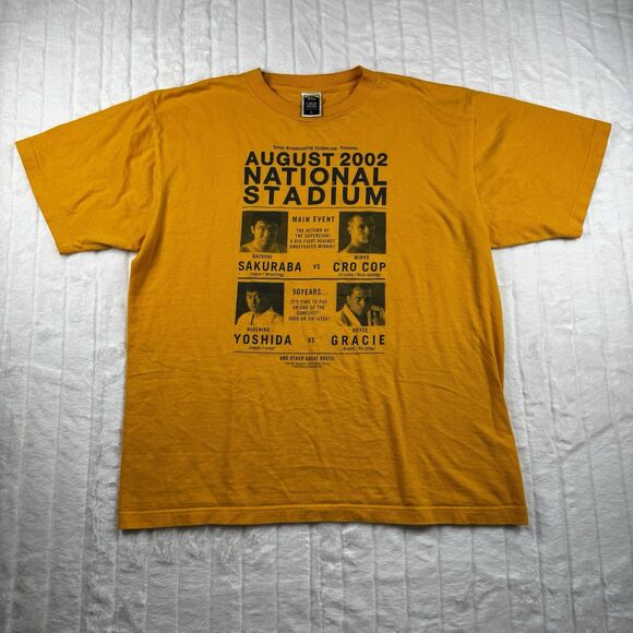 VTG Pride FC Promo T-Shirt Kazushi Sakuraba vs Mirko Cro...